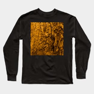 Bark in gold color Long Sleeve T-Shirt